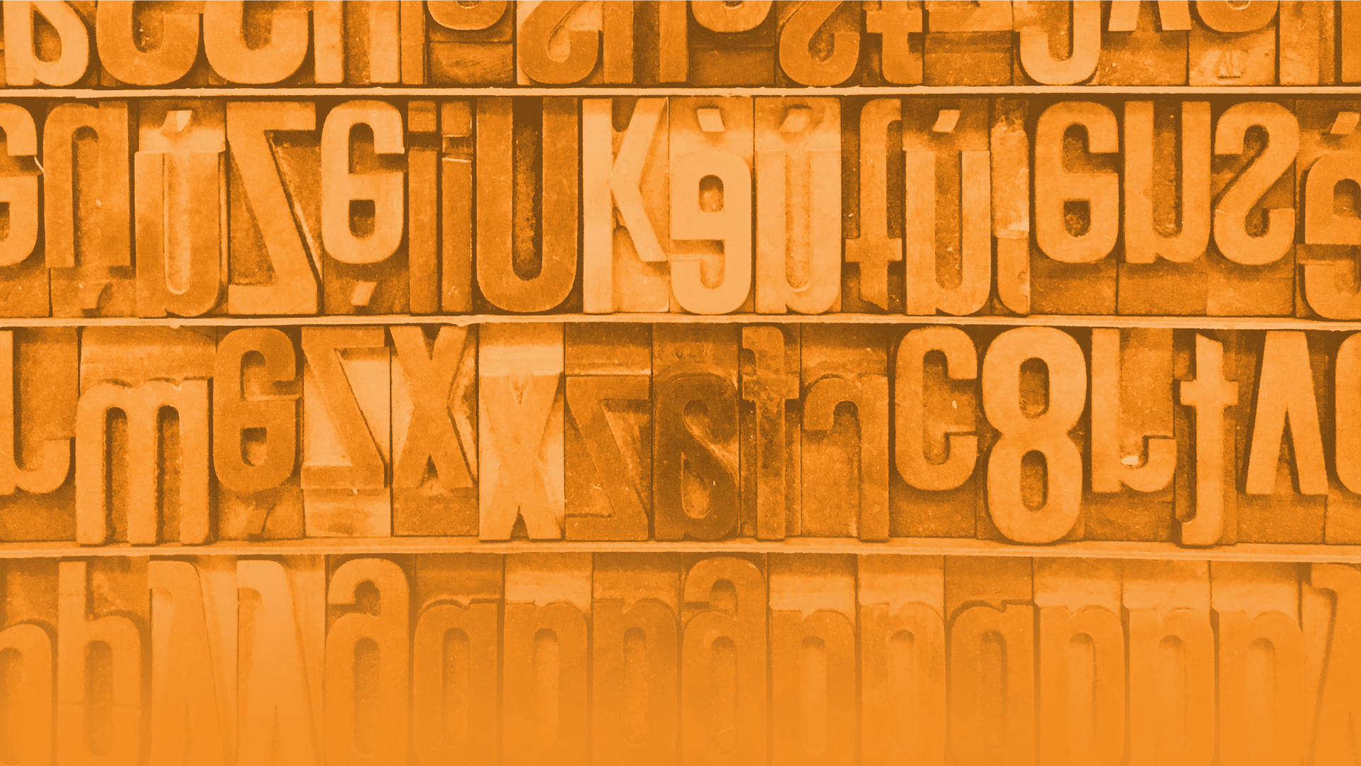 Abstract image of letters.