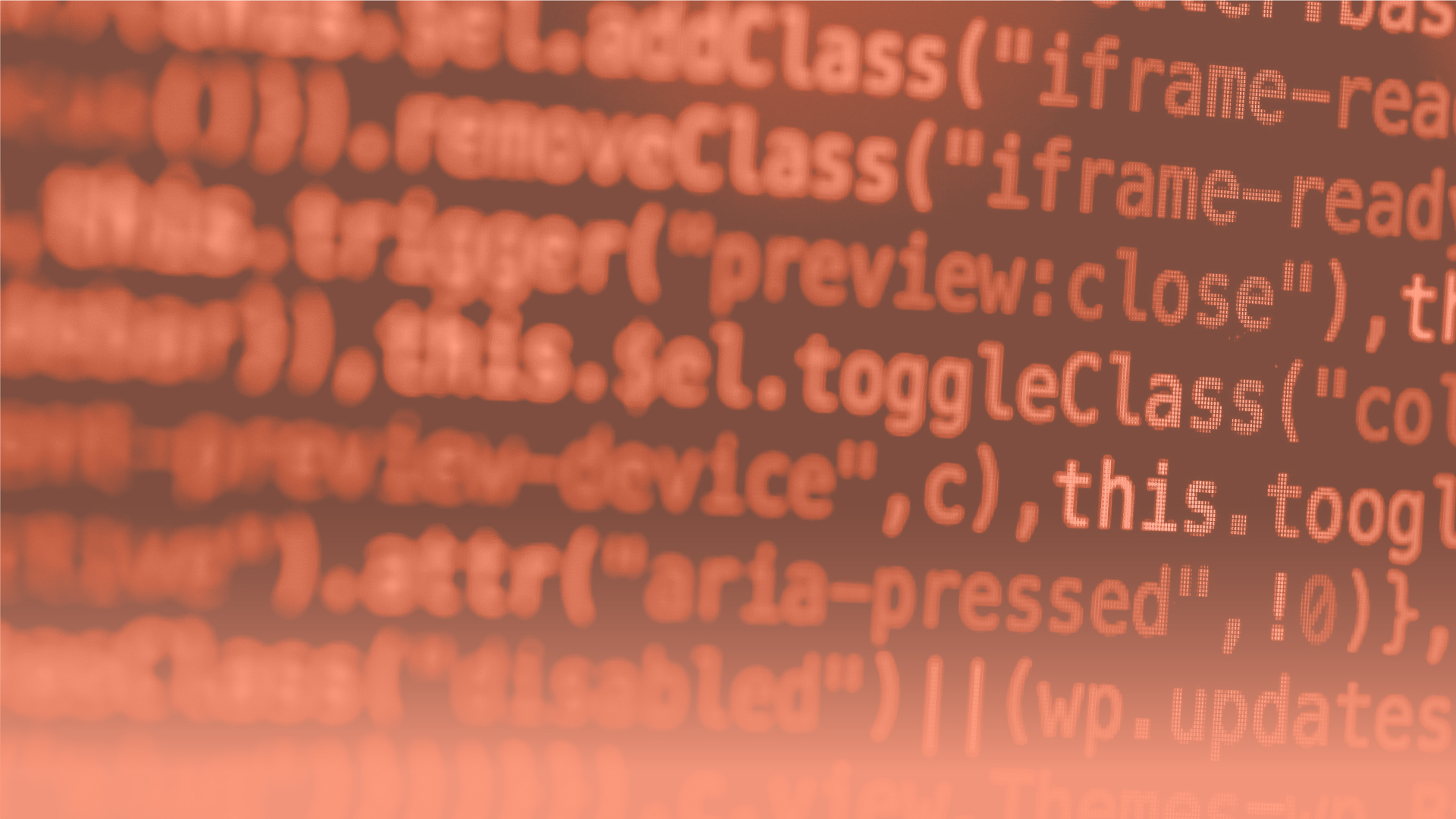 Abstract image of code.