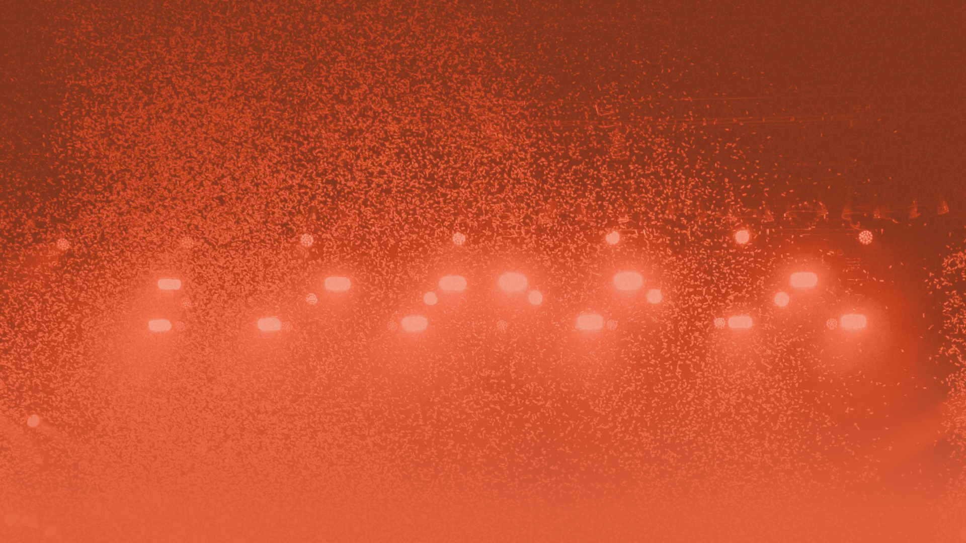 Abstract photograph of confetti at a music festival.