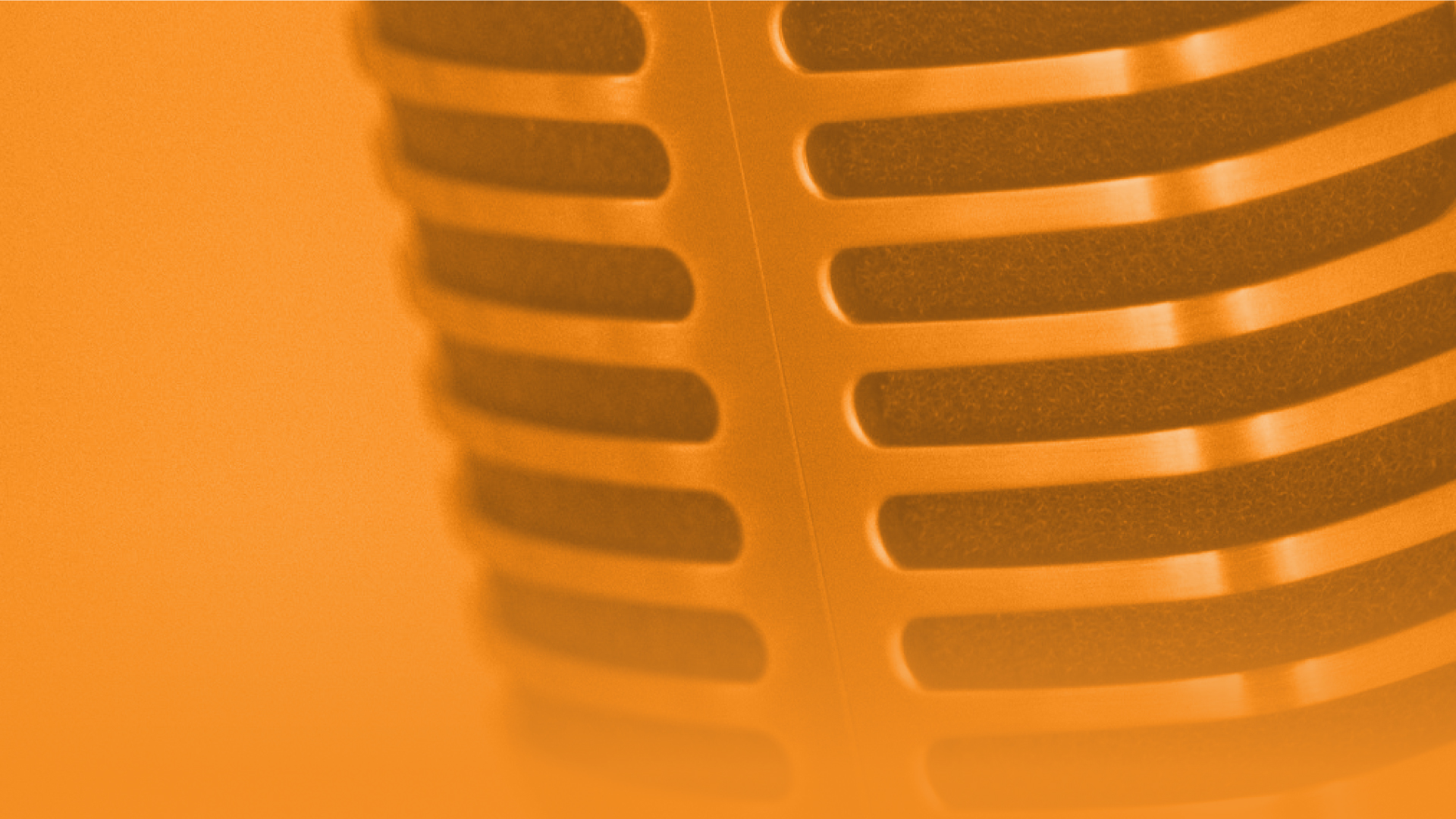 Abstract close-up image of a microphone.