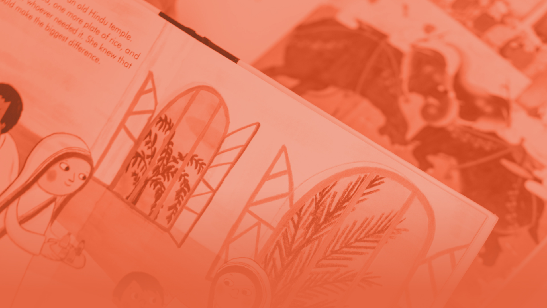 Close up image of a children's book