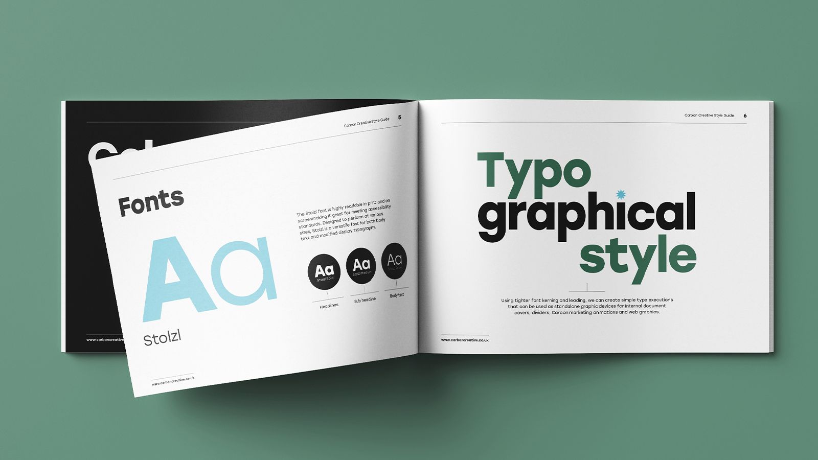 An image of a set of Brand Guidelines.