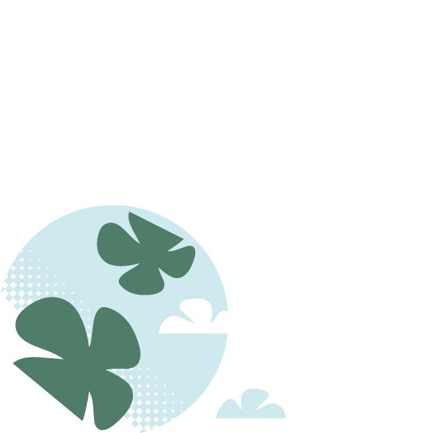 A graphic of the earth