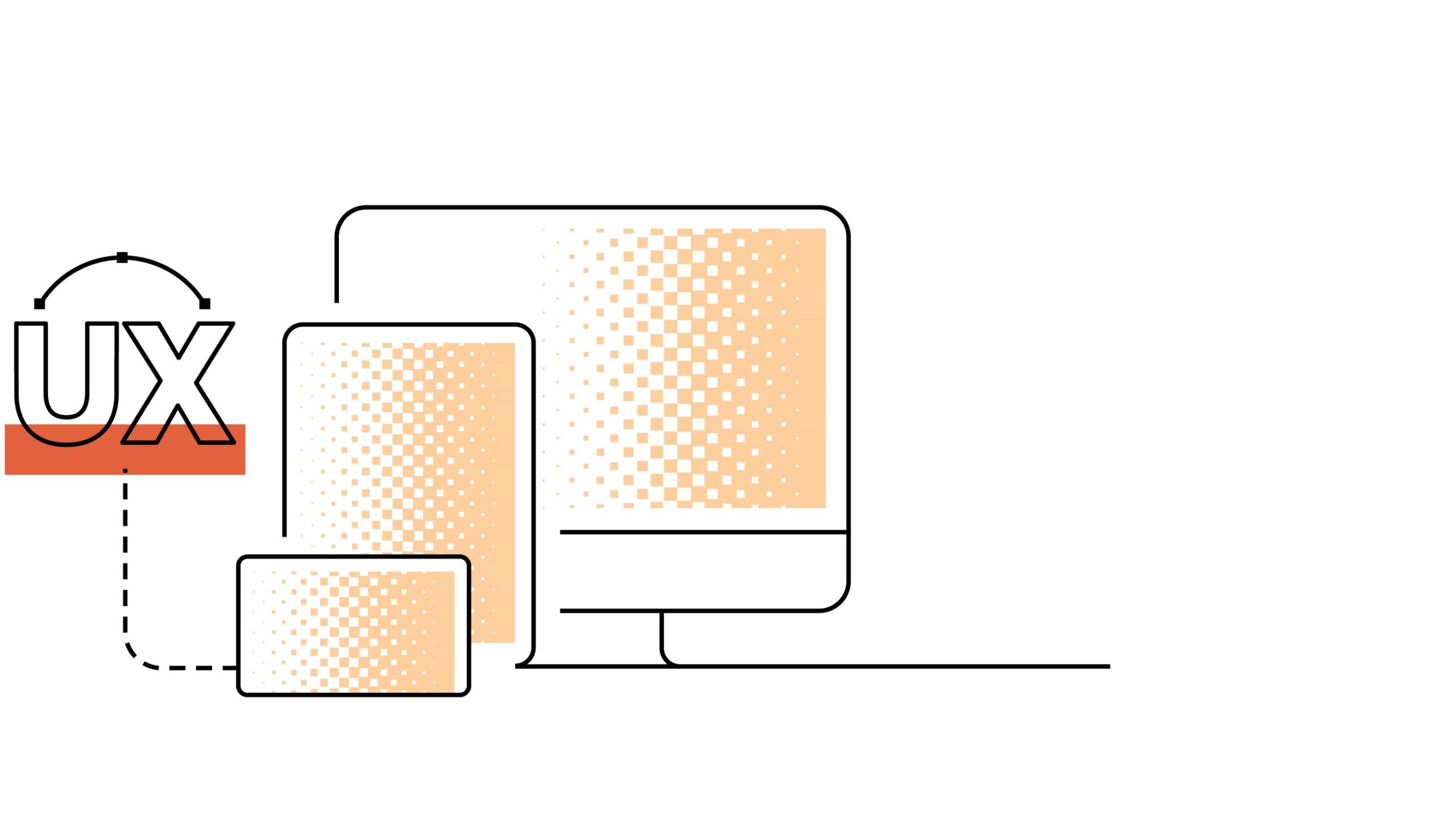 A graphic of digital devices.