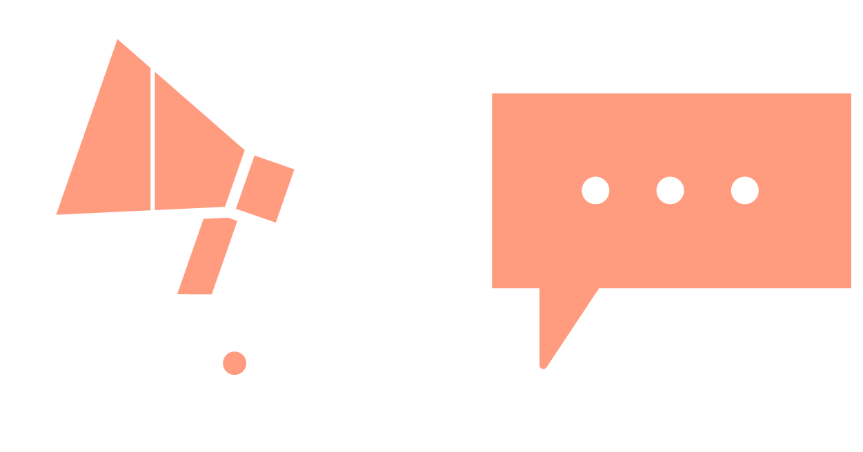 A graphic to indicate getting in touch.