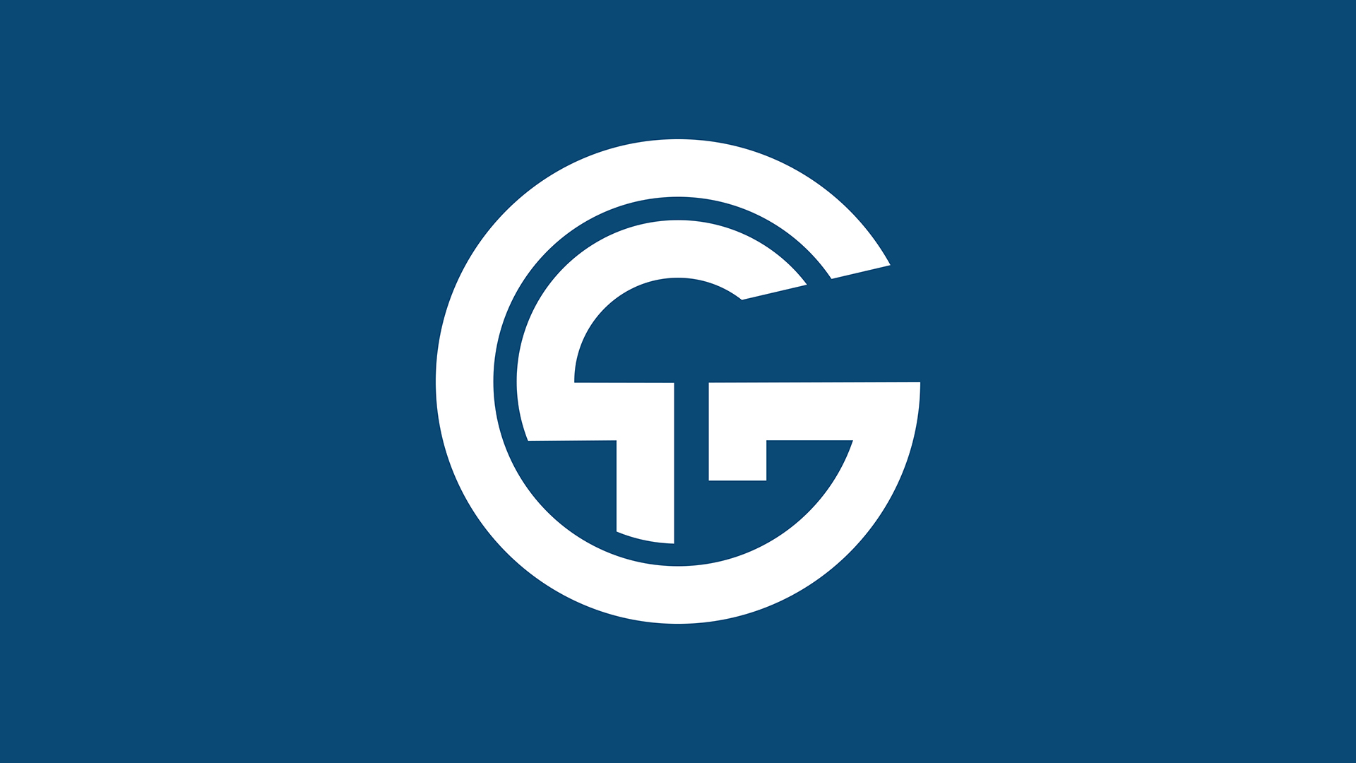 Groundtherm brand identity logo blue