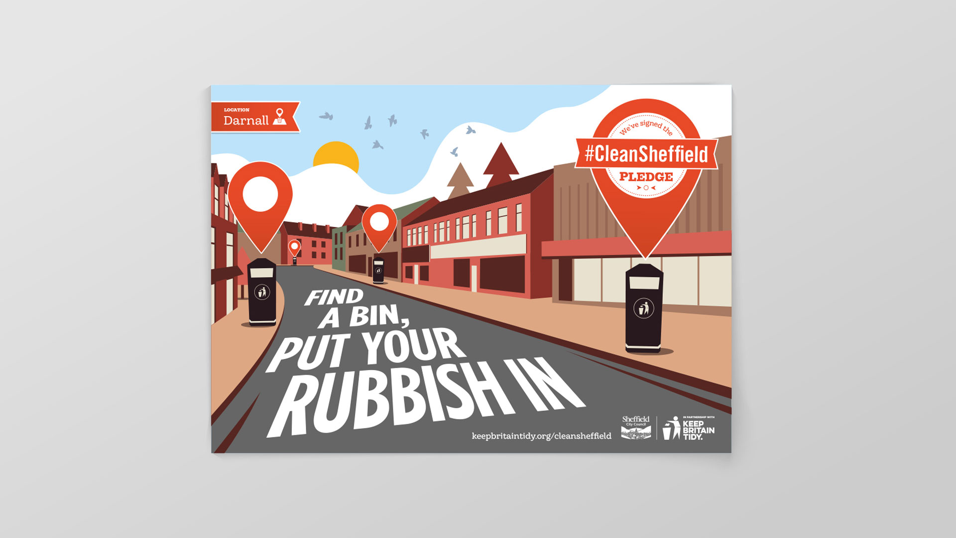 Keep Britain Tidy Clean Sheffield graphics 5