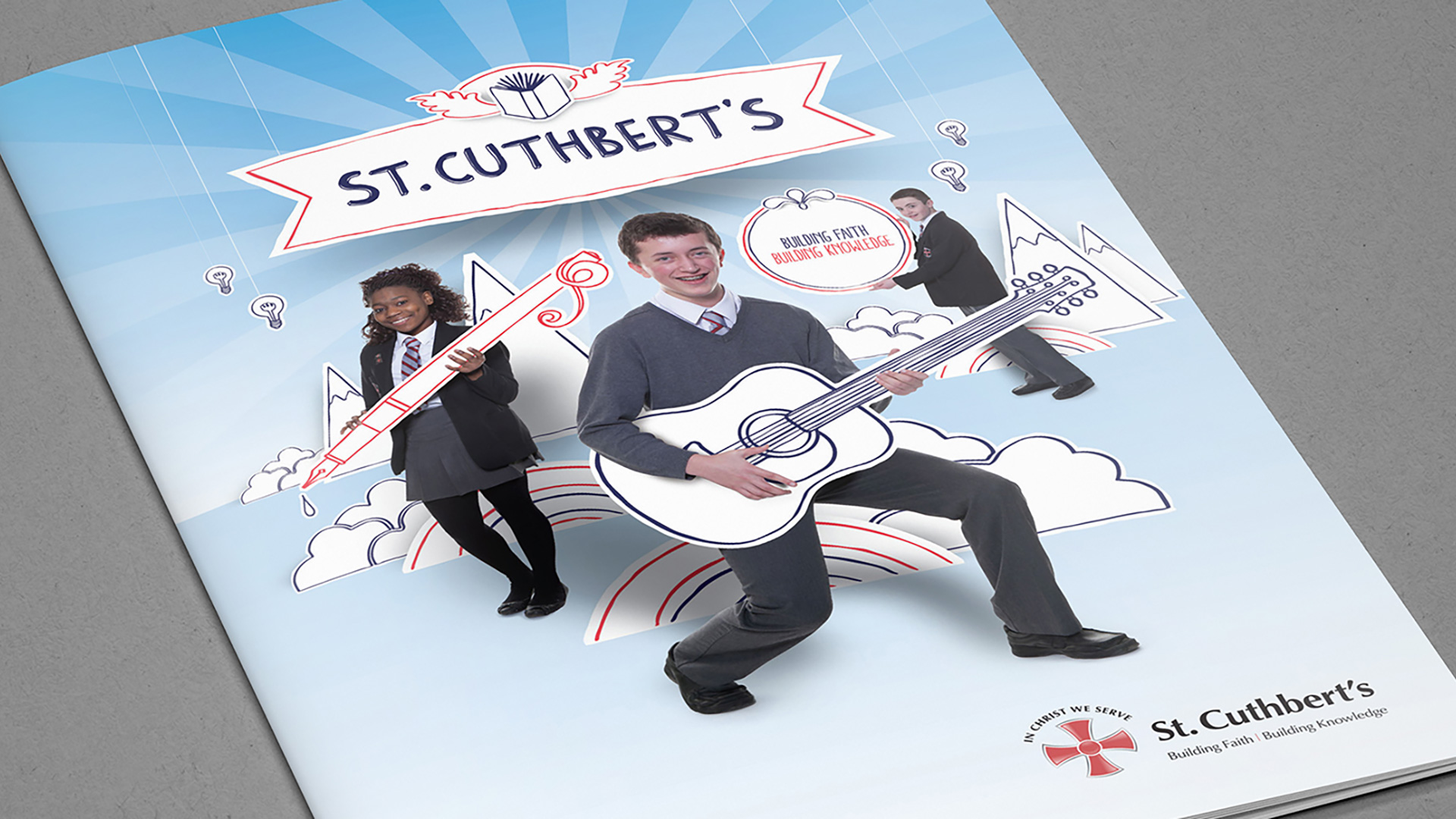 St Cuthberts RC School prospectus cover