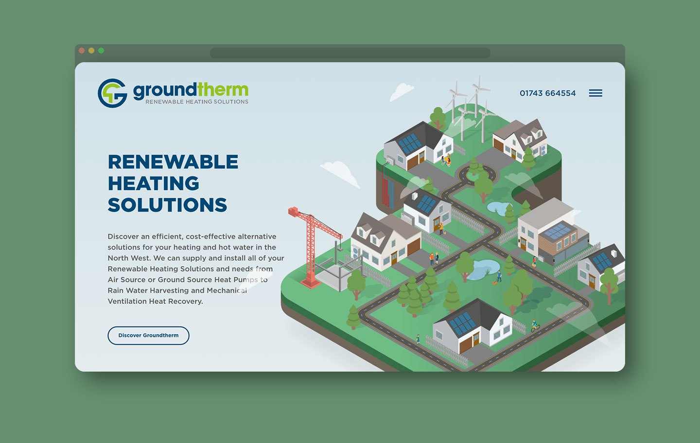 Groundtherm Website Home Page