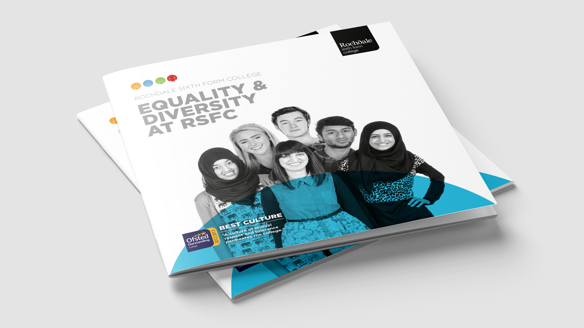 Rochdale Sixth Form College brand image equality