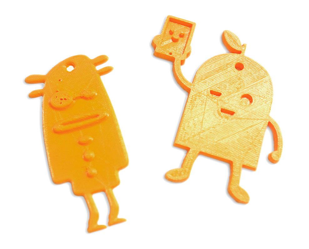 Image of 3D printed character icons