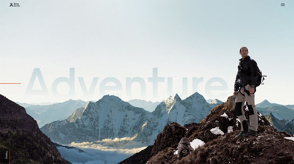 Bear Grylls Website Screenshot