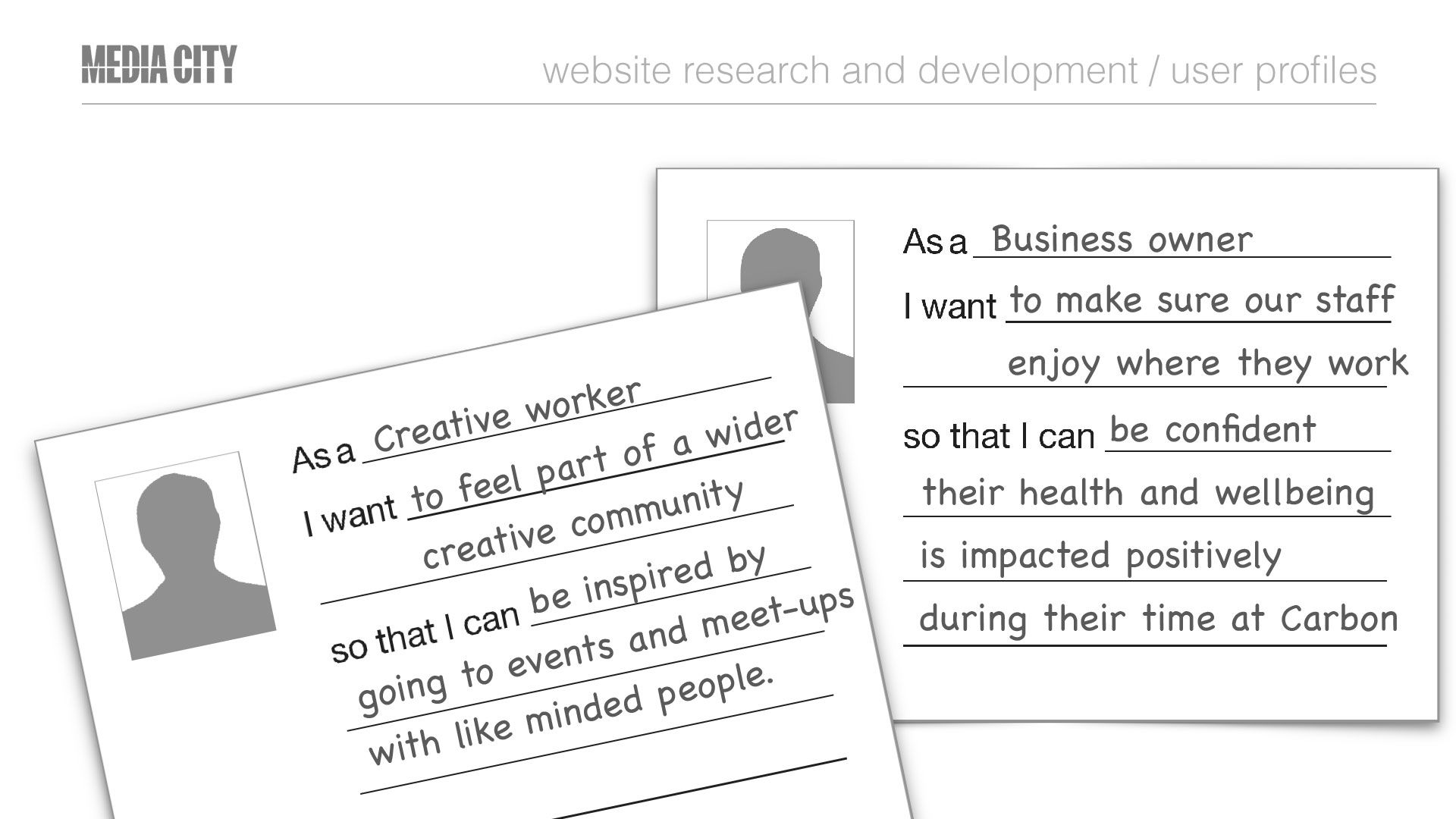 MediaCityUK Website Workshop User Profiles