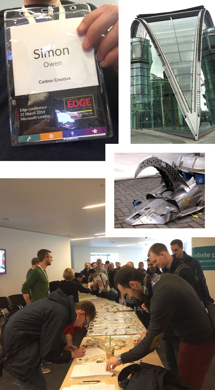 Collage of Photographs Attending EdgeConf