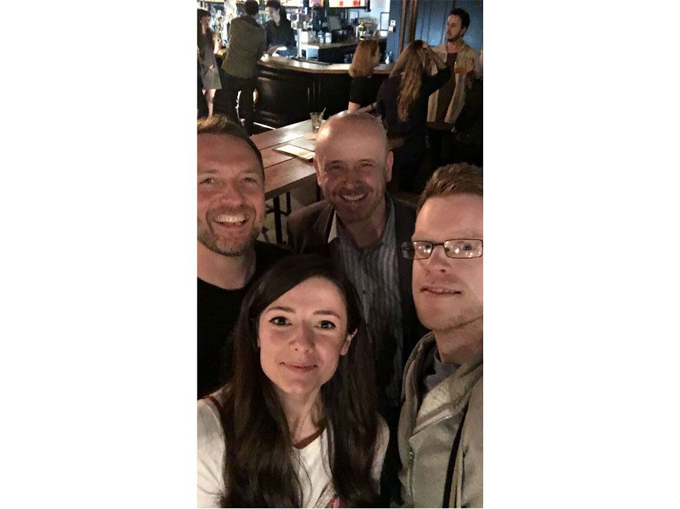 Group photograph of Team Carbon Creative