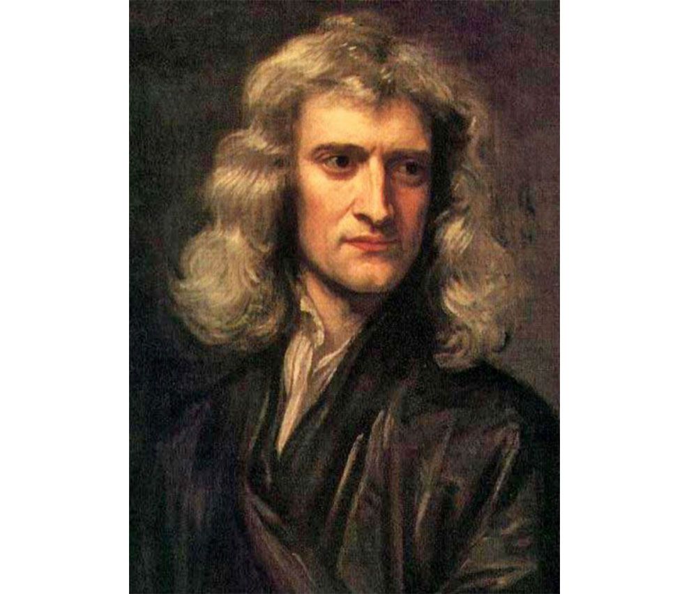 Painting of Sir Isaac Newton