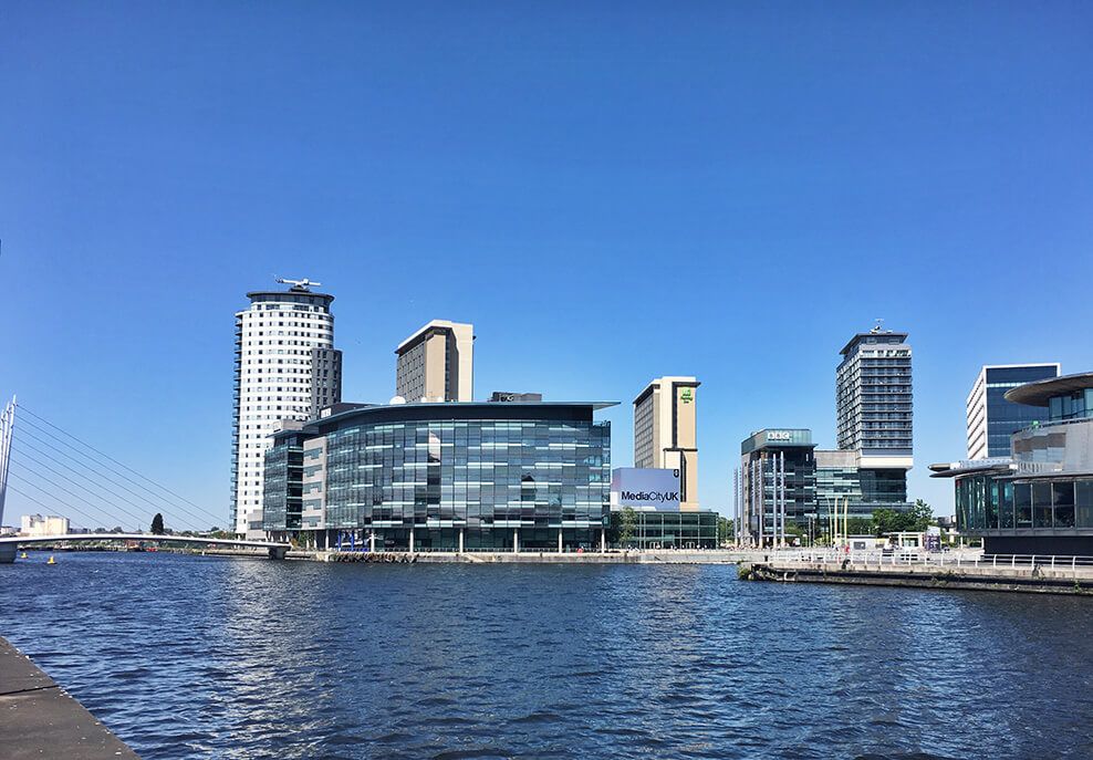 Photo of MediaCity in Salford Quays