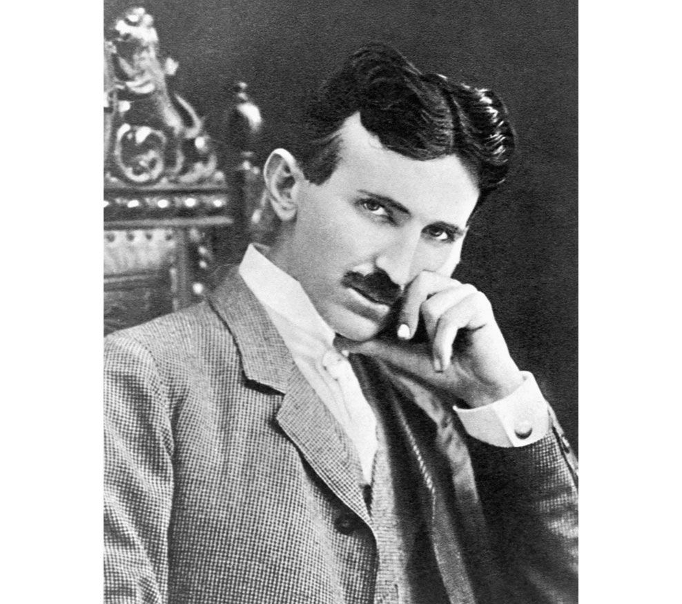 Photograph of Nikola Tesla