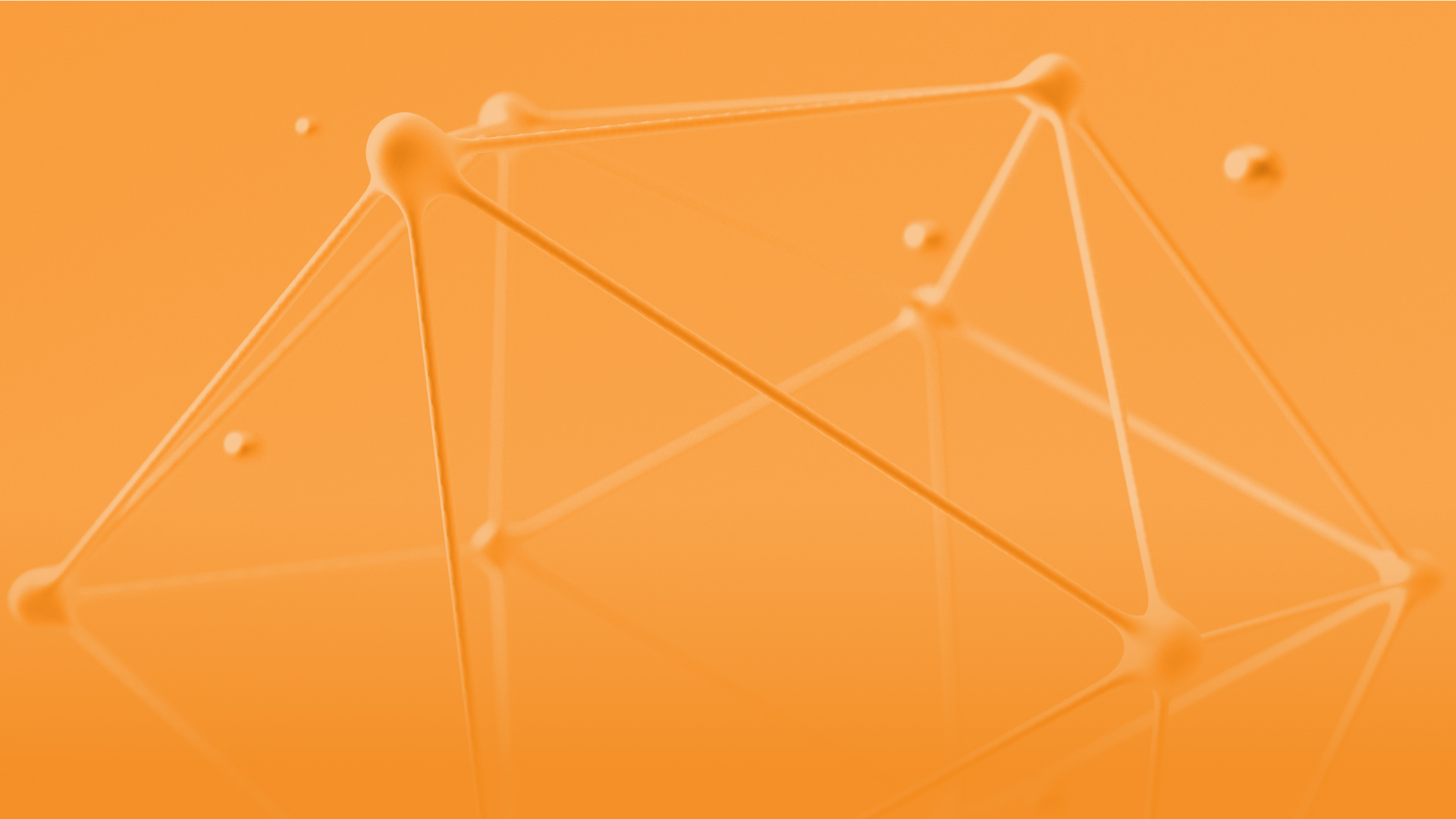 Abstract orange shape.